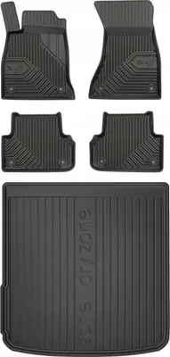 Produktbild von SET 77 Gummimatten und Fußmatten AUDI A4 Avant B9 Kombi 2015-2023