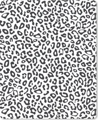 Produktbild von MuchoWow® Mauspad Mousepad Design - Pantherdruck - Schwarz - Weiß - Muster 19x23 cm - Mousepads - Maus Mat - Pad - Mausunterlage - Mauspads - Spielen