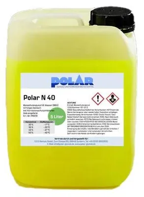 Produktbild von Polar N-MEG Glykol Frostschutzmittel, Monoethylenglykol 40% Gemisch 5 Liter