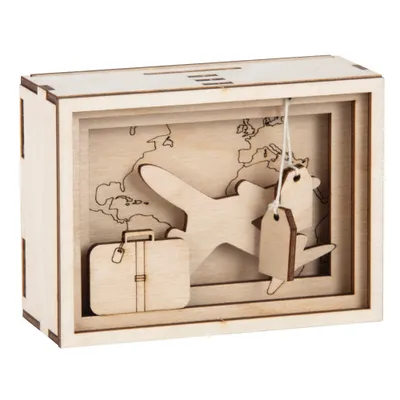 Produktbild von Rayher Hobby GmbH Holz 3D GeschenkboxJourney,., 11,5x8,5x5cm, 12 tlg. Bausatz, Box 1Set, natur Sonstige