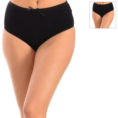 Imagen del producto de Paquete de 2 tangas de microfibra para mujer, modelo Q-EN 200