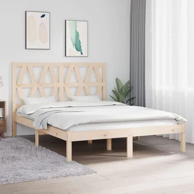 Produktbild von The Living Store Massivholzbett Kiefer 140x190 cm