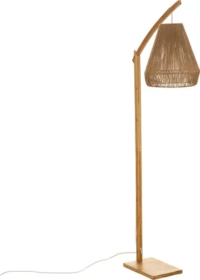 Produktbild von Stehlampe Isaure aus Eisen und Jute, 52 x 30 x 158 cm, 180 cm Kabellänge, ohne Leuchtmittel