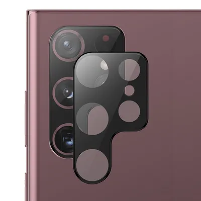Produktbild von 5x Kamera 9H Panzerhartglas für Samsung Galaxy S24 Ultra 3D KLAR Schwarzes ECHTES TEMPERED Panzerglas Kameraglas Kamerhartglas Kameraschutzglas Schutzglas Schutzfolie Panzerfolie