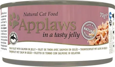 Produktbild von Applaws Cat 24x70g | mit Lachs in Gelee