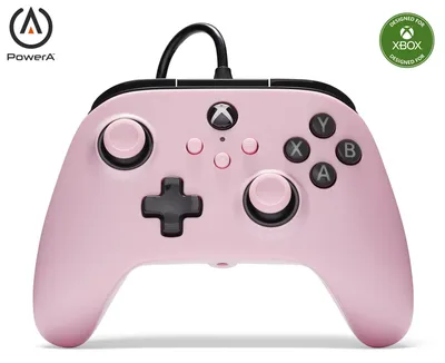 Produktbild von PowerA Kabelgebundener Controller für Xbox Series X|S - Rosa, Gamepad, kabelgebu