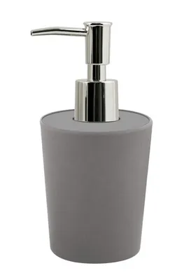 Produktbild von Spirella Seifenspender "Takeo" | mit Edelstahlpumpe | Flüssigseifen-Spender | Bambus | 400ml | Langliebig, Umweltfreundlich und Robust | Grau