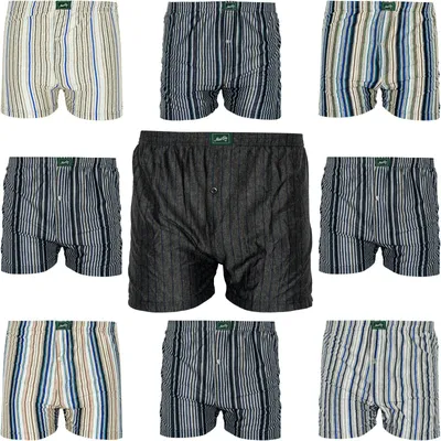 Produktbild von TEXEMP Herren Boxershorts Baumwolle 10er Pack Unterhose Unterwäsche Trunks Boxer Shorts Underwear | B1 - M - 10 Stück