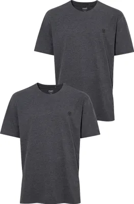 Zdjęcie produktu dla 2 sztuki T-Shirt z okrągłym dekoltem i logo |