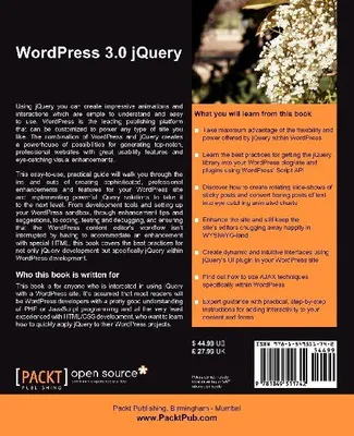 Produktbild von Wordpress 3.0 Jquery