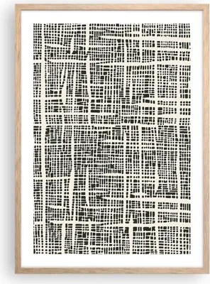 Produktbild von Gerahmtes Poster - Rahmen in heller Eiche - Textur Muster Stück - 50x70 cm - Wand Bild - Wanddeko - Wandbilder - Kunstposter - Wandposter - Bilderrahmen - Bilder - Kunstdruck - P2NPA50x70-4926