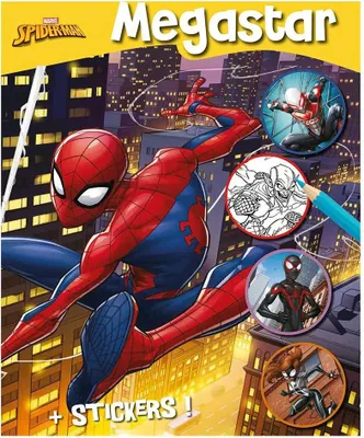Produktbild von Disney Spiderman Megastar Colouringbook Malbuch Rot  Rot One Size