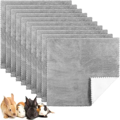 Productafbeelding van Huisdierdekens, 10 stuks, wasbaar, waterdicht, 11 x 12 inch, grijs