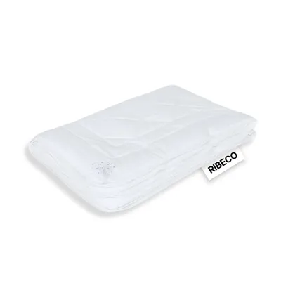 Produktbild von RIBECO GERMANY Vegane Decke Faser 200x220 cm – 4-Jahreszeiten – gesteppte Bettdecke mit hochwertiger Hohlfaser 6D-Füllung