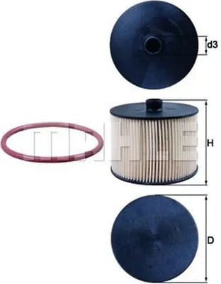 Produktbild von Kraftstofffilter KNECHT KX 201D