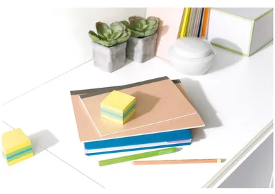 Productafbeelding van Post-it® 2051-U Mini-blokje plaknotities - 51 x 51 mm, Ultraheldere kleuren (assortiment)