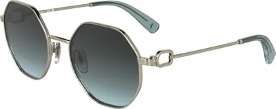 Produktbild von Longchamp LO179S Gold/gradient blue 52/20/140 Damen Sonnenbrillen