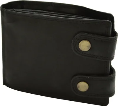 Produktbild von flevado Herren Geldbeutel schmales Design Druckknopfverschluss
