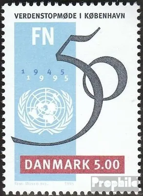 Produktbild von Briefmarken Dänemark 1995 Mi 1095 (kompl.Ausg.) postfrisch 50 Jahre UNO