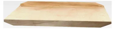 Produktbild von Backbrett aus Holz 35 x 50 cm, Teigbrett mit Anschlagleisten für Nudeln, Kuchen und Teigtaschen
