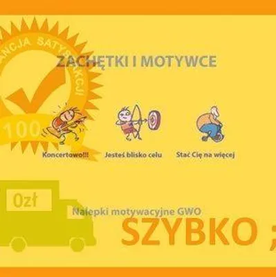Obrázek produktu pro Zachętki i motywce ogólne - 192 naklejki GWO - praca zbiorowa
