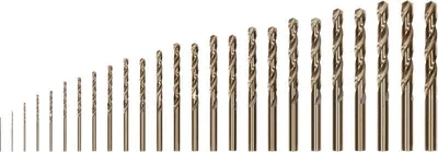 Produktbild von PRO Stainless Steel HSS-Co Spiralbohrer-Set, 25-tlg.