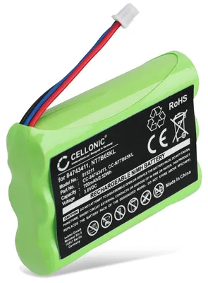 Produktbild von CELLONIC Akku kompatibel mit Polycom DECT 4020, AH-AAA600F (700mAh, 3.6V)