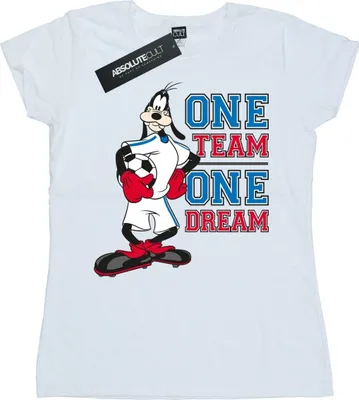 Produktbild von Disney - "One Team One Dream" T-Shirt für Damen BI31255 (S) (Weiß)