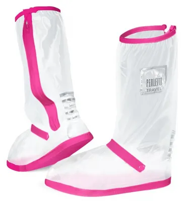Image de Overhoe unisexe 32 x 11,5 cm polyester blanc/rose taille m