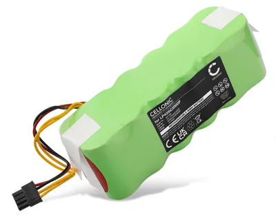 Produktbild von CELLONIC 1x Akku für Staubsauger Kompatibel mit Ariete 2711, Kompatibel mit Dibea X500, Kompatibel mit ECOVACS X500, LP43SC2000P - (2000mAh, 14.4V)