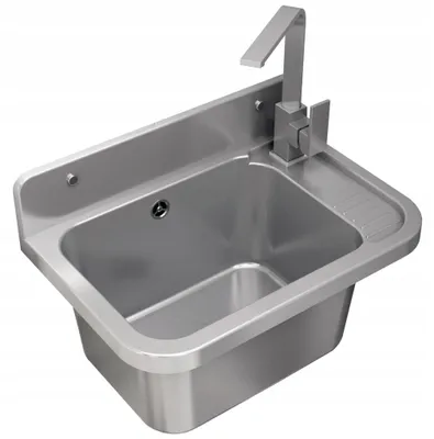 Produktbild von Granitan | Wirtschaftsspüle - PARON - mit Armatur - mit Siphon - Dunkelgrau - 50 x 34 cm - für Waschküche und Garage