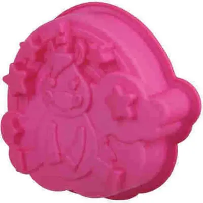 Produktbild von GKA XL 3D Silikon Backform Einhorn mit Stern Silikonbackform 25 cm Kuchenform Kuchen Form Silikonform Torte