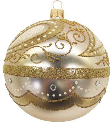 Produktbild von Baumschmuck Gold mit Gold Dekoration 10 cm