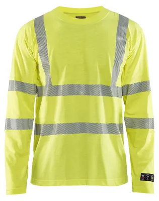 Produktbild von Blakläder® Multinorm Langarm Shirt High Vis Gelb 3481 1761, Farbe:high vis gelb, Größe:L