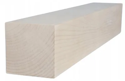 Immagine prodotto di Piedino per mobili - 8x8x50 cm - Legno di frassino - Accuratamente levigato - Pronto per essere verniciato o dipinto - Bordi leggermente arrotondati - Piedino per mobili