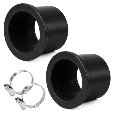 Immagine prodotto di Raccordi per tubi da piscina, da 38 mm a 32 mm, set da 2 con fascette stringitubo in gomma