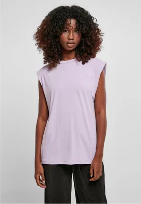 Immagine prodotto di Urban Classics - Canotta da donna con spalla imbottita in modal lilla - 4XL