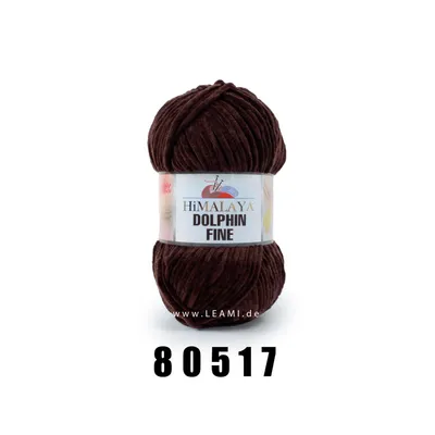 Produktbild von Himalaya Dolphin Fine 80517 Brown Strickgarn
