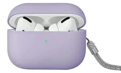 Obrázok produktu pre Silikónové puzdro Uniq Lino pre AirPods Pro 2 - fialové