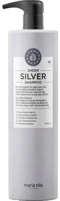 Produktbild von Maria Nila Sheer Silver, 1000 ml, Shampoo, Frauen, Blond, Blond, Schutz, Glanz, Verstärkung