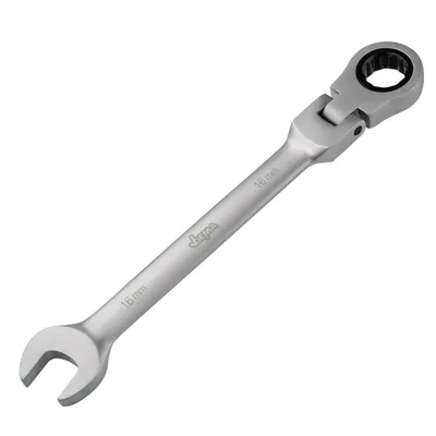 Image de DEMA Clé à cliquet articulée, à fourche et à anneau 16 mm