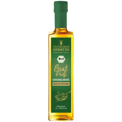 Zdjęcie produktu dla TeutoburgerBratprofi olej słonecznikowy do smażenia wegański 500ml