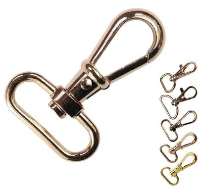 Produktbild von 1 Bolzen-Karabiner Karabinerhaken Größen Farbwahl - Gurtband Hundeleinen