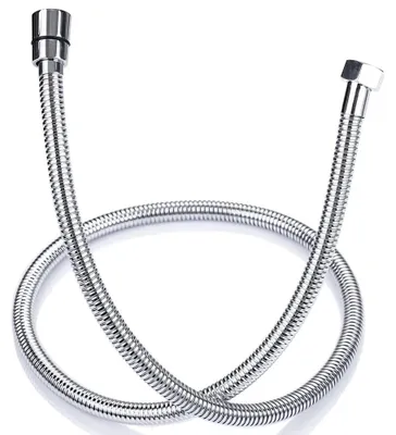 Zdjęcie produktu dla Wąż do prysznica, 120 cm - stal nierdzewna - Elastyczny wąż do słuchawki prysznicowej - zapobiegający skręcaniu - obrotowa końcówka - trwały i elastyczny - wąż do prysznica