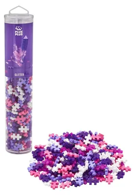 Image de Plus-Plus, ensemble de construction "Glitter Tube", 240 pièces.