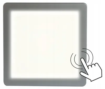 Image de Smartt Lampe LED Meuble Tactile Argent 3W 3000K SLL04