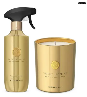 Produktbild von Rituals Sweet Jasmine Home Fragrance Duo Raumduft und Duftkerze