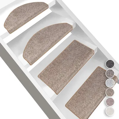Stufenmatten Sundae Beige 69 23,5 x 65 cm Rechteckig