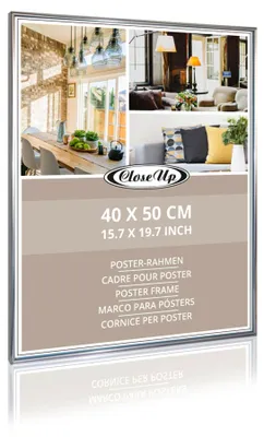 Produktbild von Poster-Rahmen 40 X 50cm silber - Rahmen