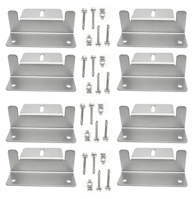 Produktbild von Aluminium Z-Halterung für Solarmodule - 8er-Set